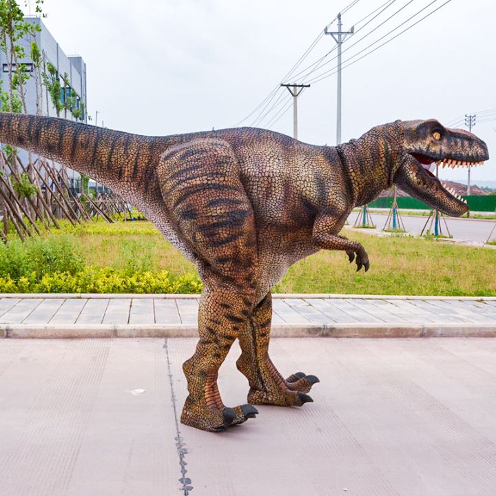 Disfraz de dinosaurio T-Rex de Jurassic Park para escenario