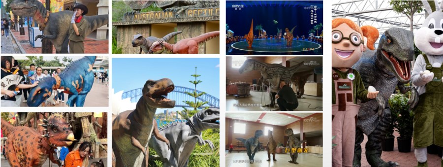 Dinosaur Costumes in Global Theme Parks