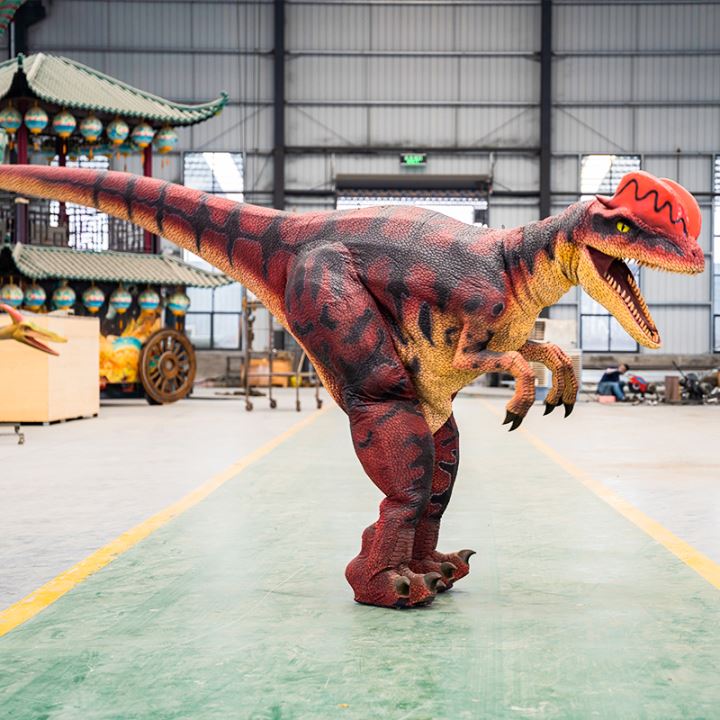 Jurassic Park Dilophosaurus Traje de Dinosaurio