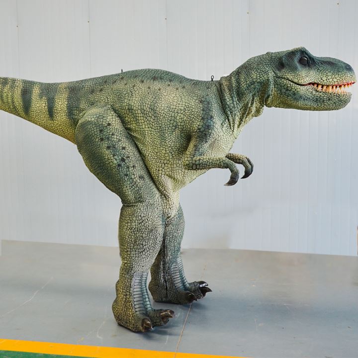 Disfraz de dinosaurio T-Rex para adultos, ropa de actuación