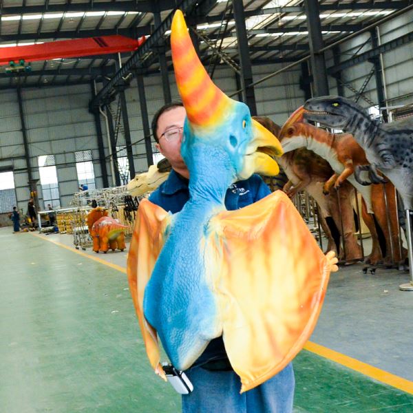 Pterosaur dinosaur handpuppets for amusement props